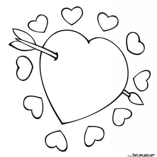 Heart Valentine Coloring Pages Free Printable Coloring Pages For ...