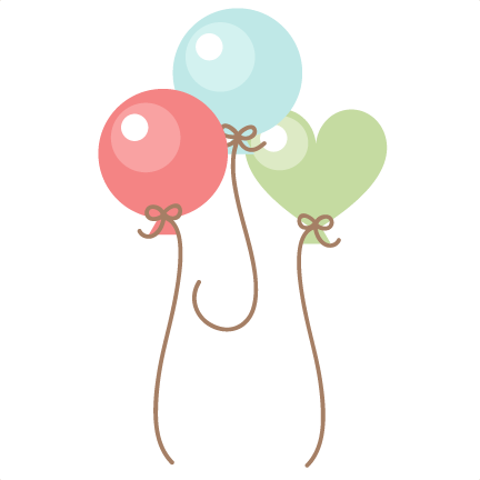 Baby Balloons SVG scrapbook cut file cute clipart files for ...