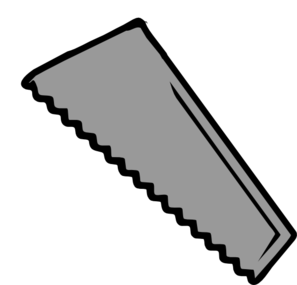 Saw Blade Black Clipart