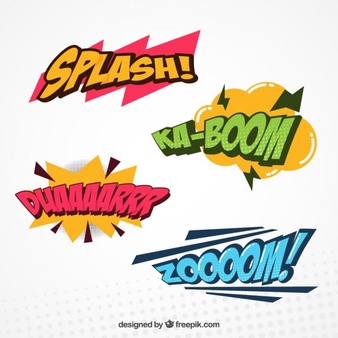 Comic sound fx Vector | Free Download