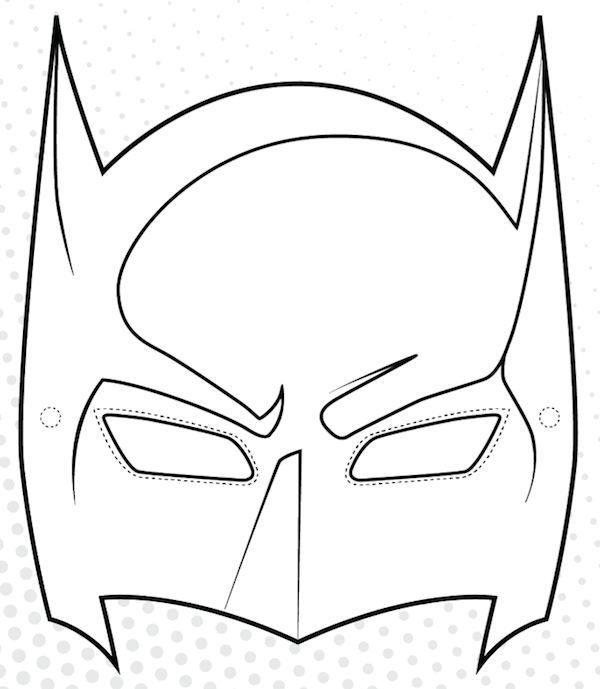 Superhero Mask Template - ClipArt Best