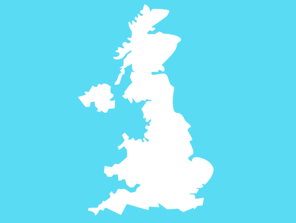 Uk Map Blue - ClipArt Best