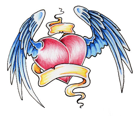 Heart Tattoo Designs With Names - ClipArt Best