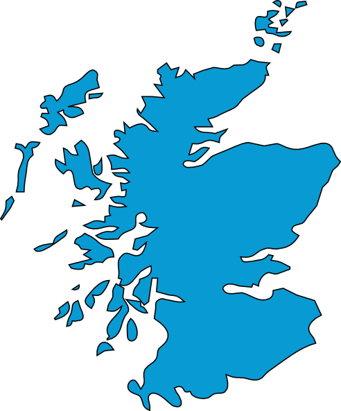 Blue Scotland Clip Art - vector clip art online ...