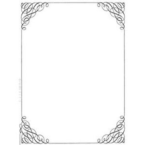 Free Vintage Clip Art Calligraphy Borders and Frames - Polyvore