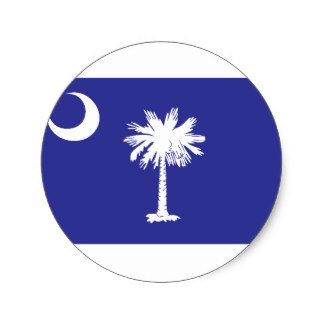 Sc Flag Stickers | Zazzle