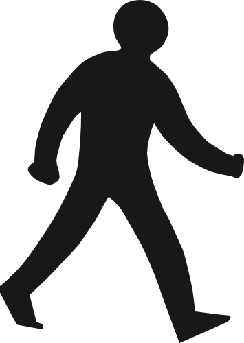 Pedestrian Symbol - ClipArt Best