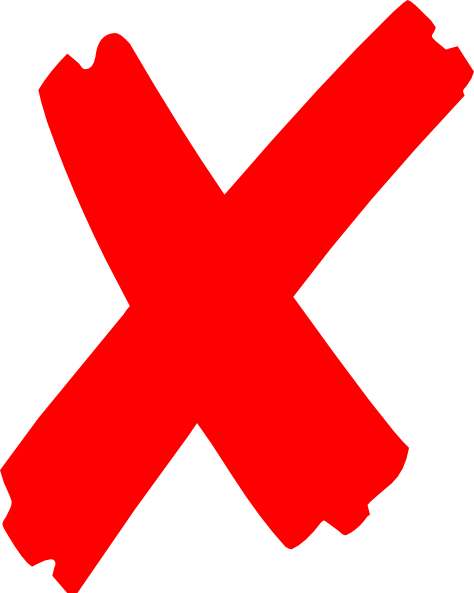 Red X Symbol ClipArt Best