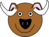 Bull Ox - vector clip art online, royalty free & public domain