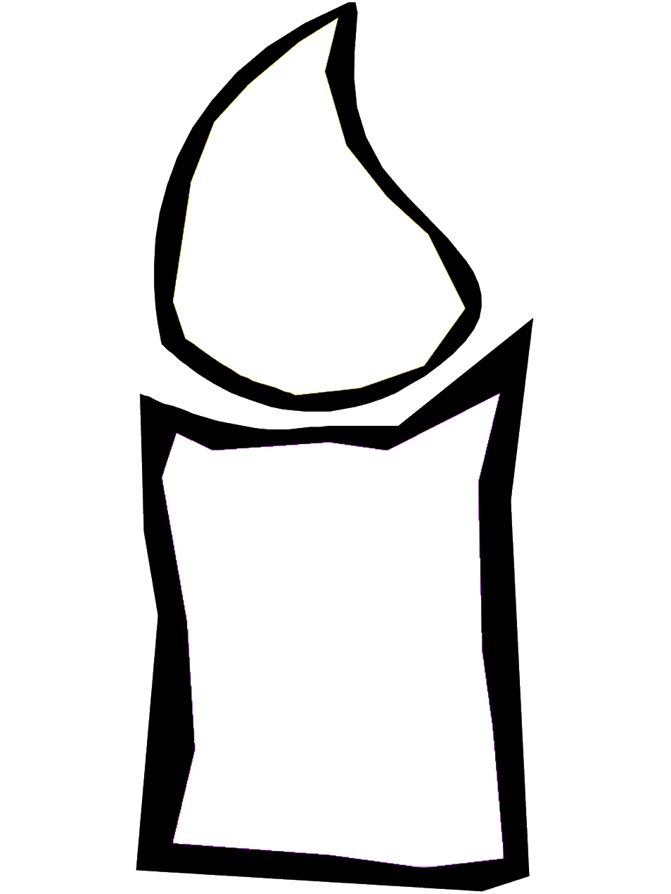 Candle Template Printable