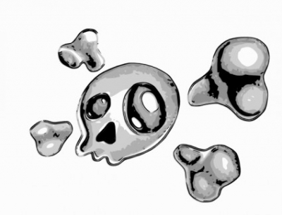 Free vector Vector clip art Skull And Bones clip art - Download ...
