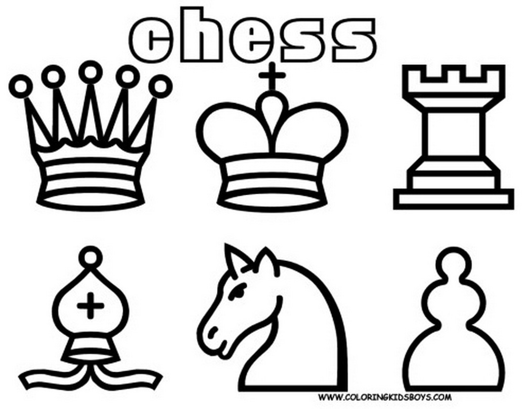 pages-print-all-chess-pieces-free-coloring-game-553817 Â« Coloring ...