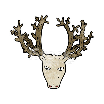 Cartoon Stag Head stock photos - FreeImages.com