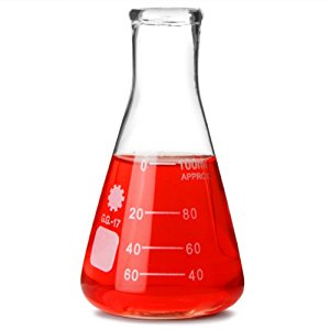 Glass Conical Flask 100ml | Measuring Flask, Molecular Flask ...