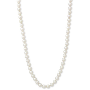 Majorica Extra Long Single Strand 8mm Pearl Necklace - Polyvore