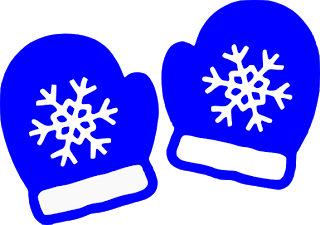 Winter hat and mittens clip art clipart