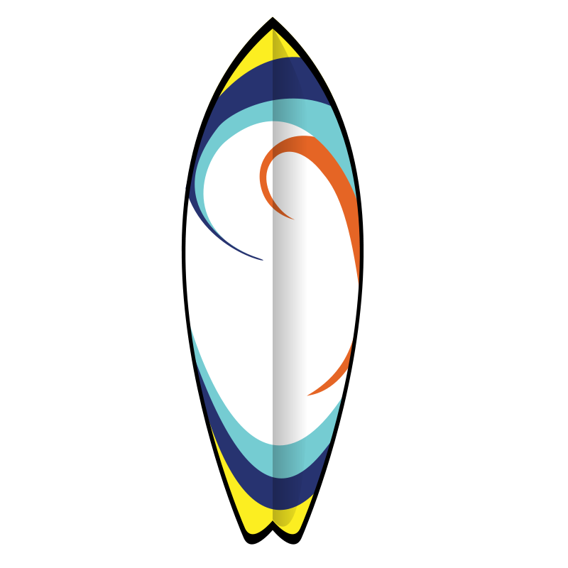 Surfboard clip art - ClipartFox