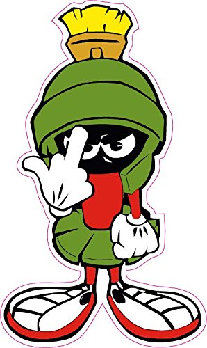 Marvin the Martian F You Decal - Nostalgia Decals