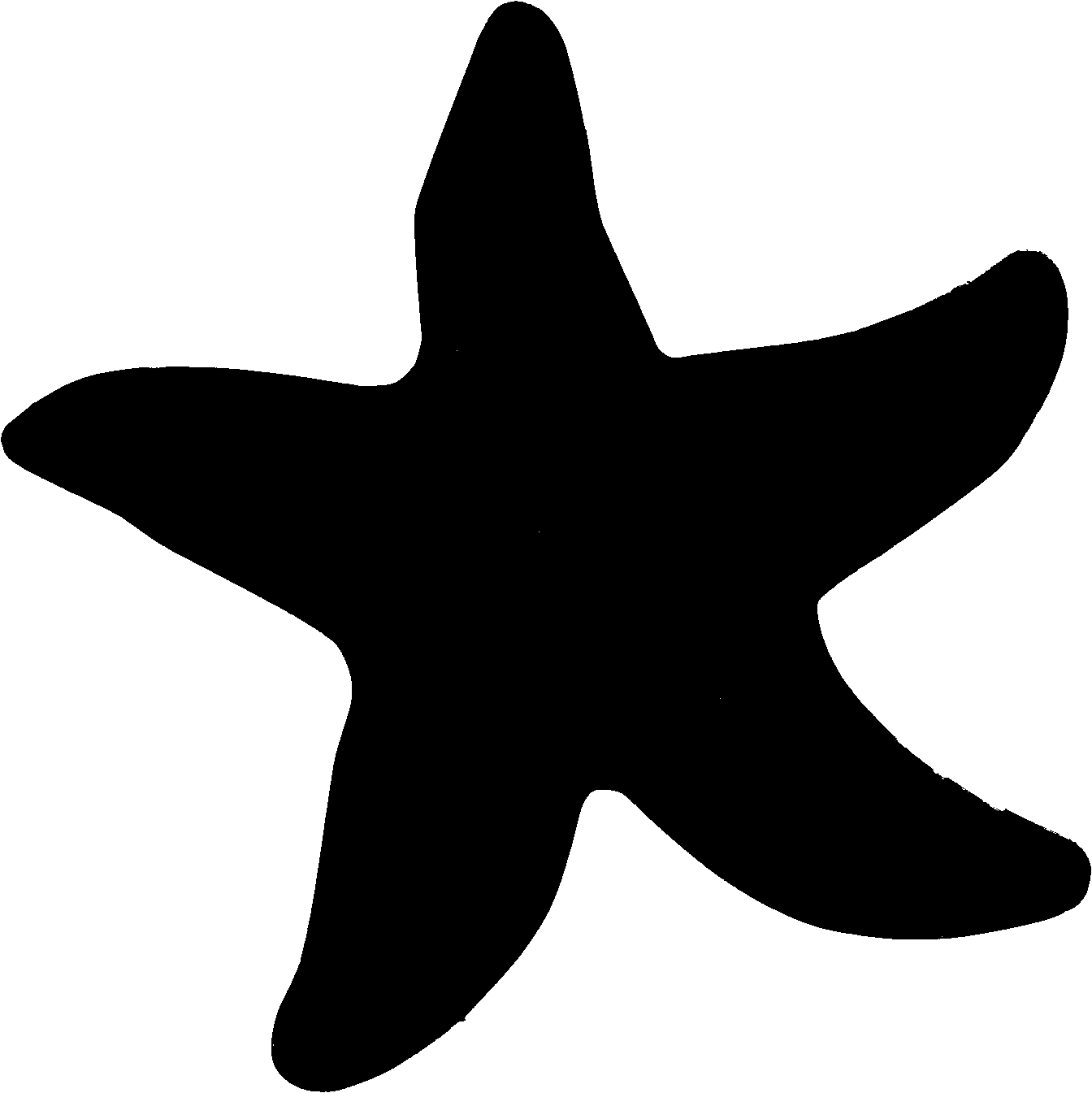 Starfish Outline | Free Download Clip Art | Free Clip Art | on ...