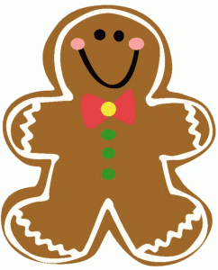 Gingerbread Man Silhouette - ClipArt Best