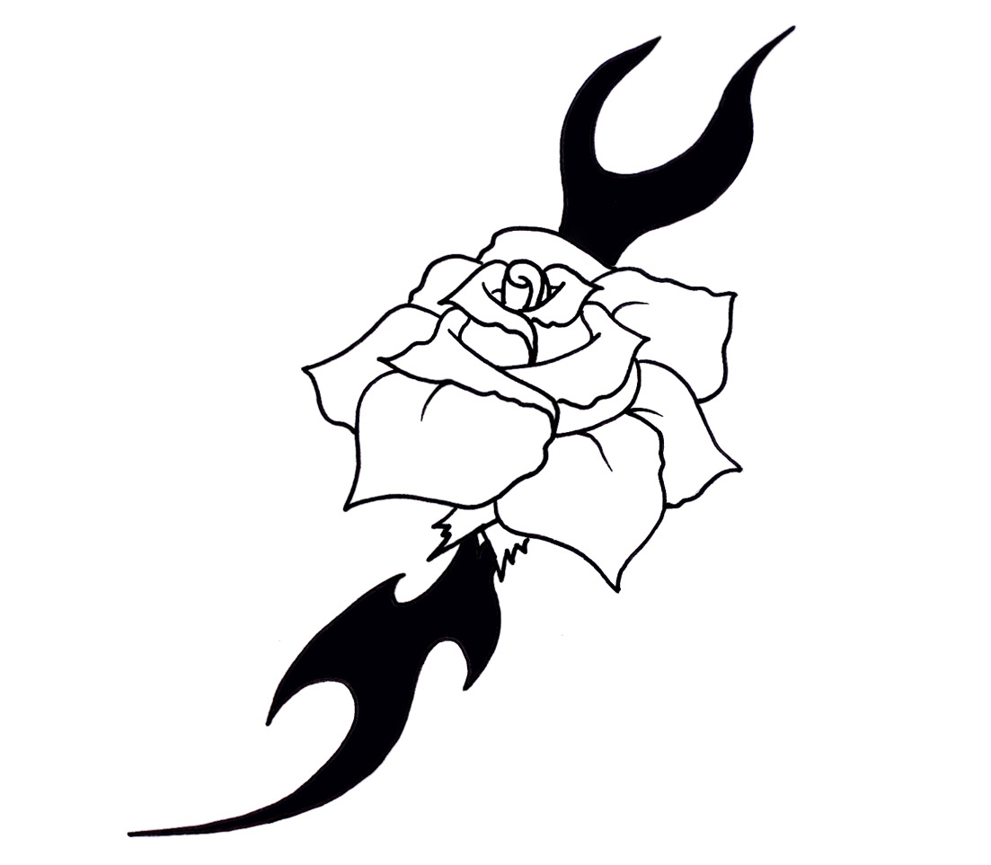 Rose Tribal - ClipArt Best