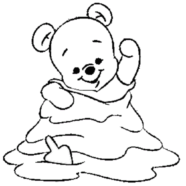baby winnie the pooh characters drawings