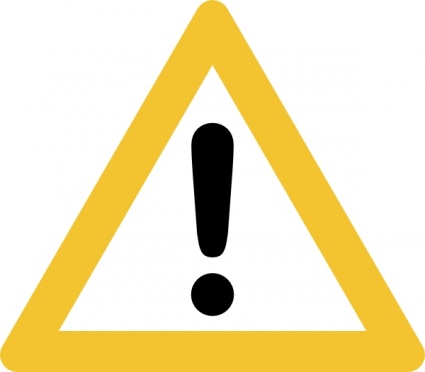 Warning Sign clip art - Download free Other vectors