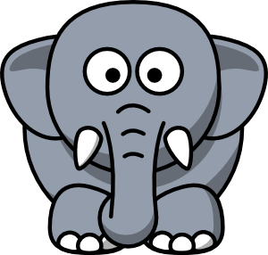 Baby Elephant Icon, PNG ClipArt Image