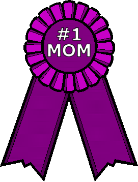 Number One Mom Ribbon - Printable Award for Moms