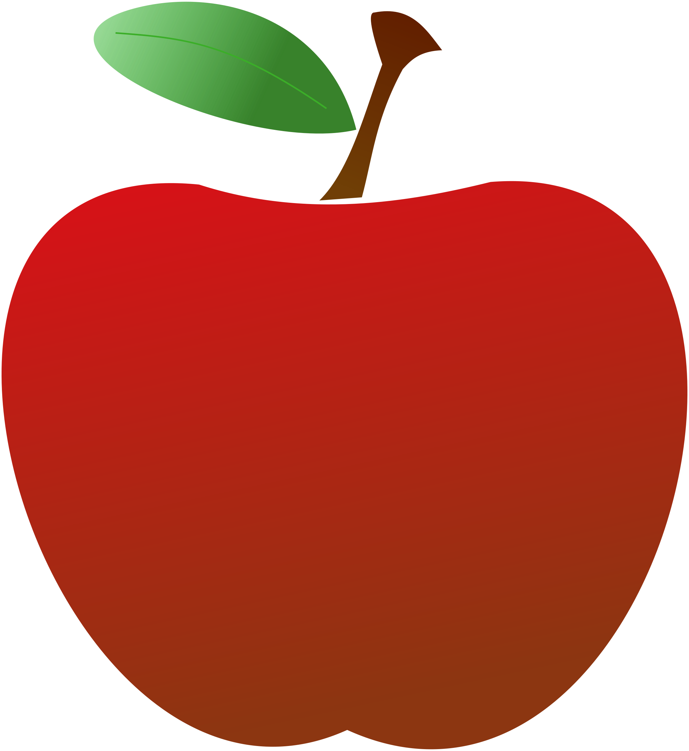 Simple apple clipart