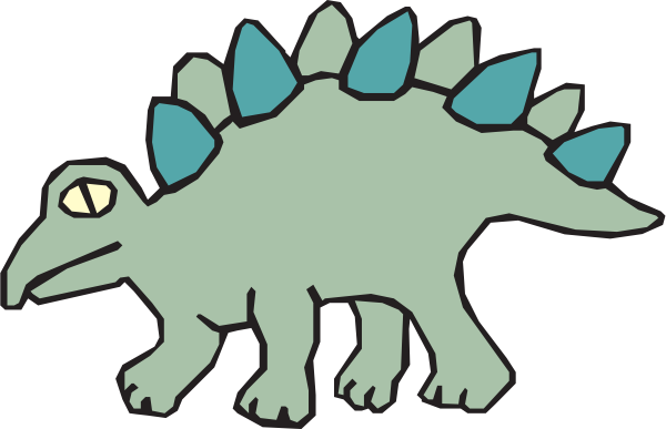 Stegosaurus Art Clip Art - vector clip art online ...