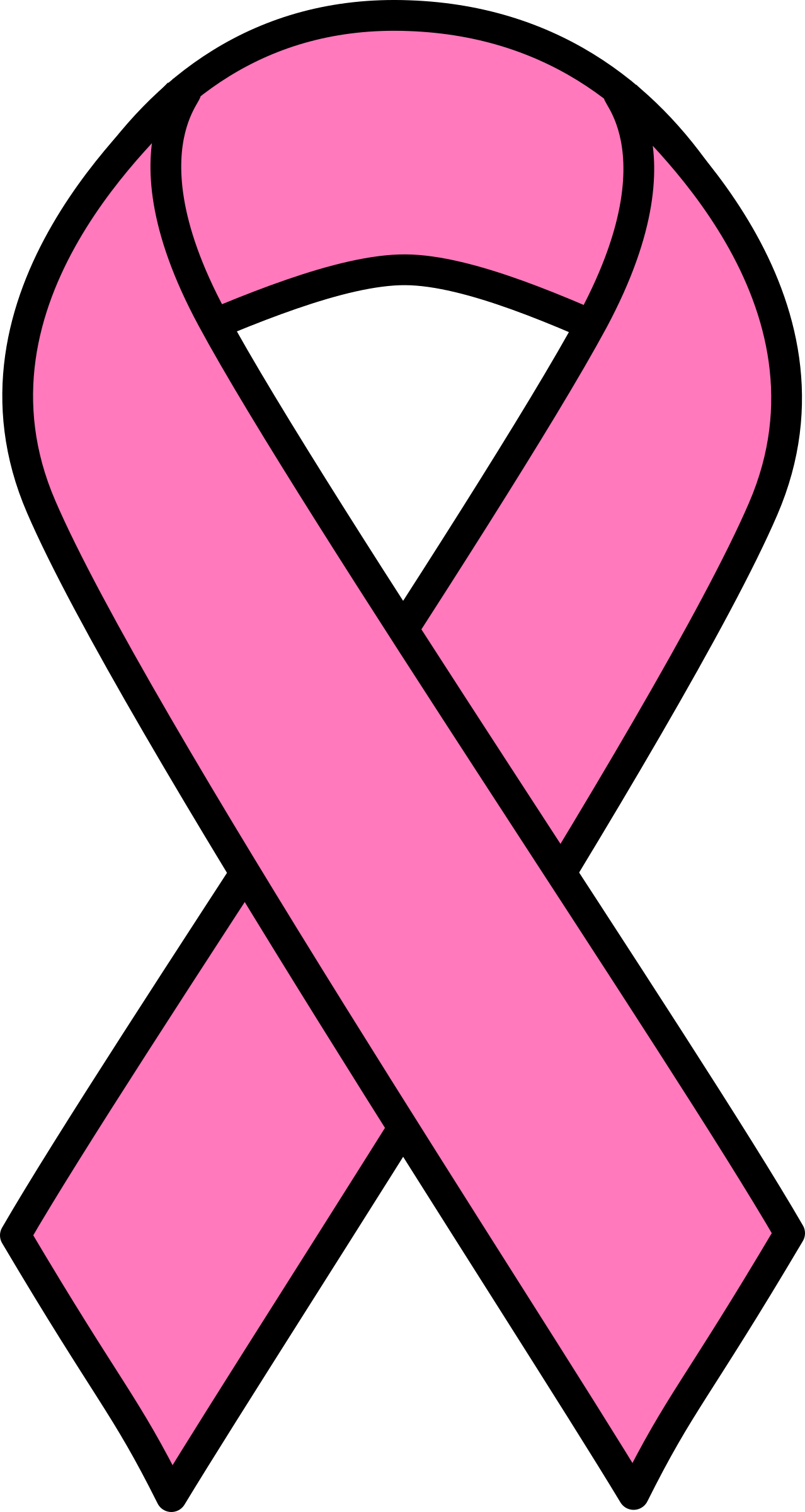 Printable breast cancer ribbon clipart 2 clipartix - Cliparting.com