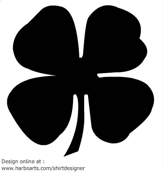 Download : Four-leaf Lucky Clover - Vector Graphic