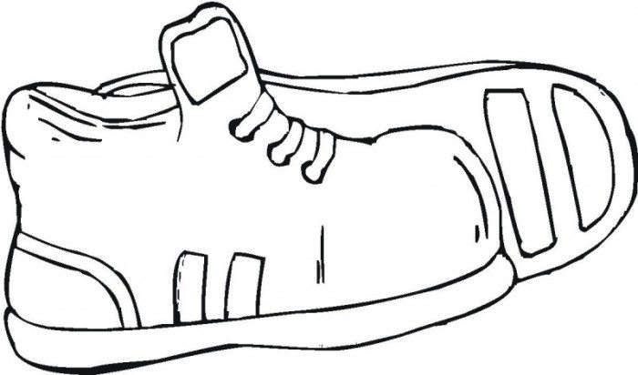 Nike shoes coloring page | Boys pages of KidsColoringPage.org ...