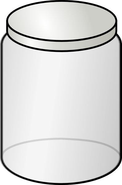 Glass Jar clip art Free Vector / 4Vector