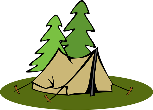 Tent Camping Clipart