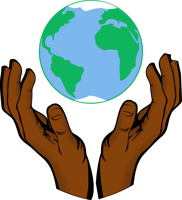 Clipart - Earth in Hands