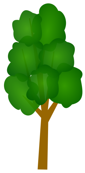 Tall tree clip art