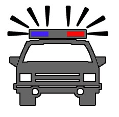 Police car police clip art clipartix - Clipartix