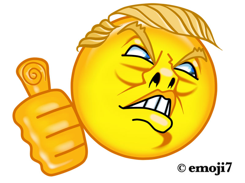 Thumbs upã?? Trump Emoji | Emoji7