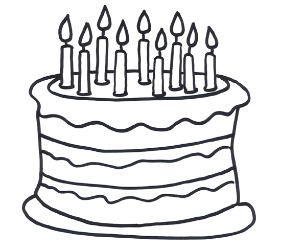 Birthday Cake Drawing | Free Download Clip Art | Free Clip Art ...