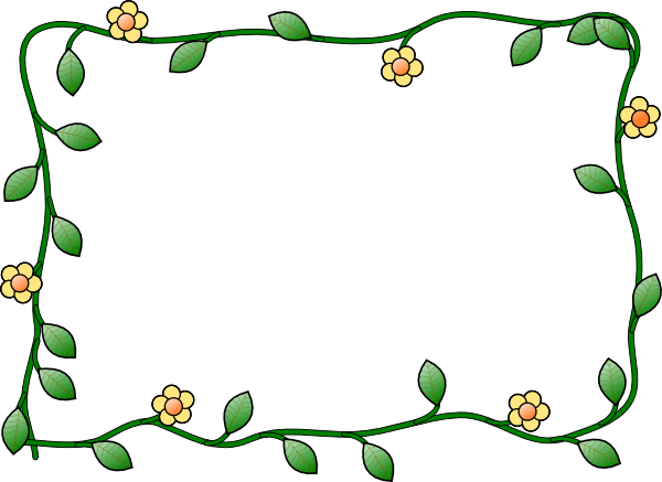 Flower Page Border | Free Download Clip Art | Free Clip Art | on ...