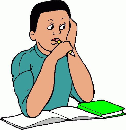 Student Studying Clipart - Tumundografico