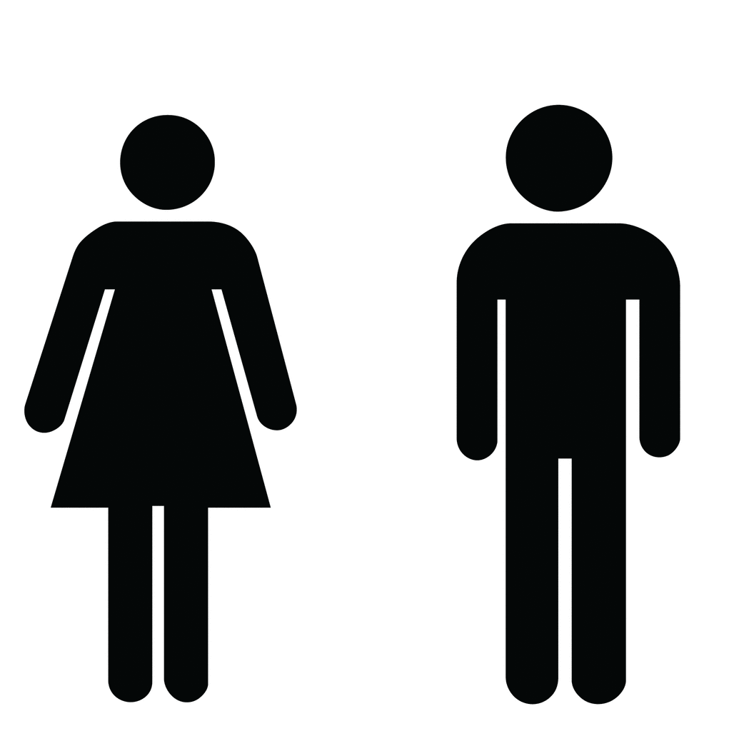 Mens restroom clipart