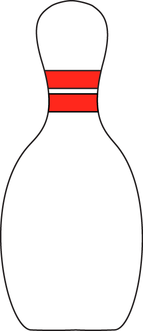 Bowling pins clip art