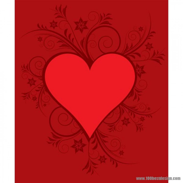 100 Beautiful Free Valentine's Day Vector Graphics Best Design ...
