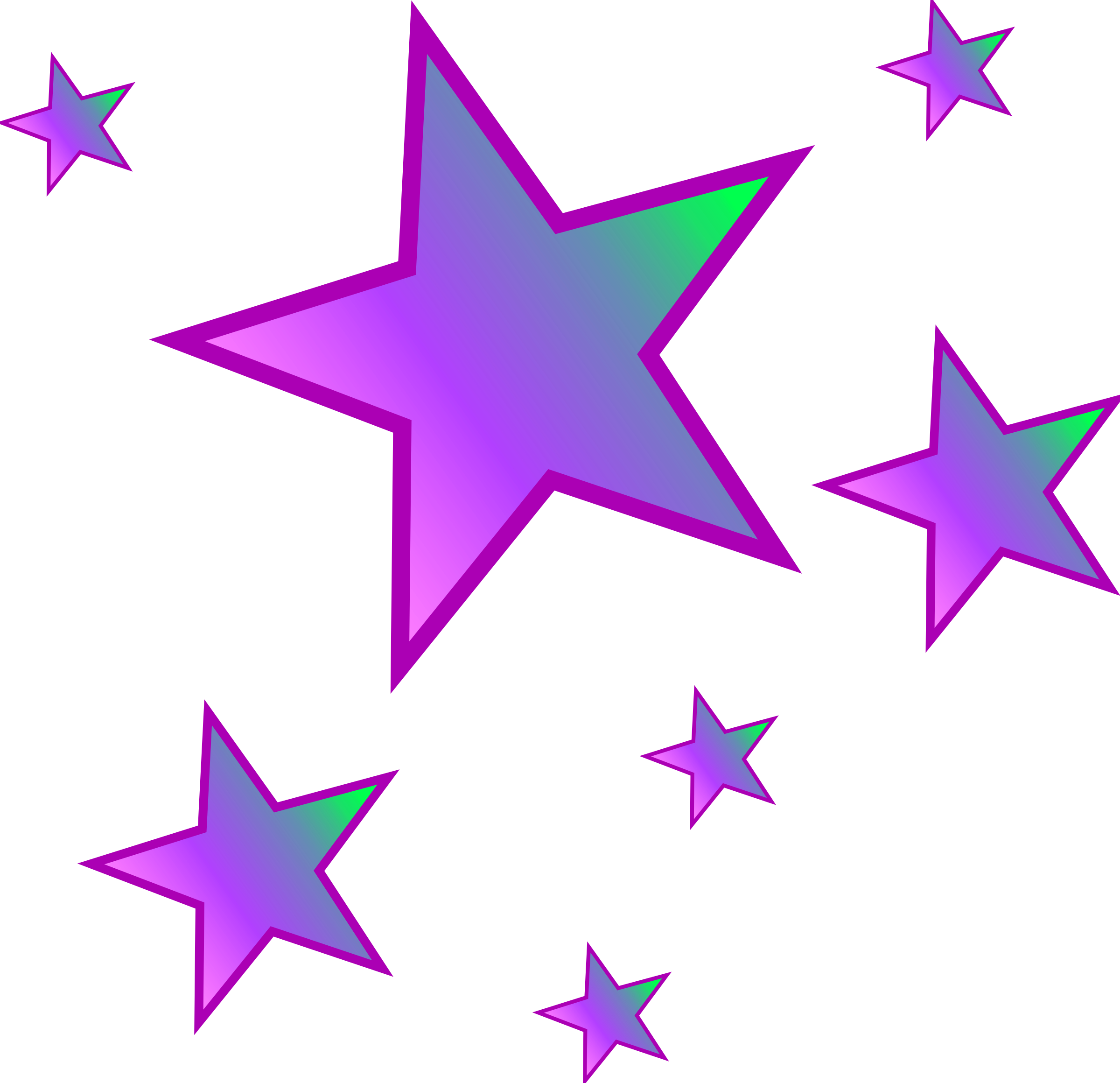 Clipart stars hearts on shooting stars clip art and - Clipartix