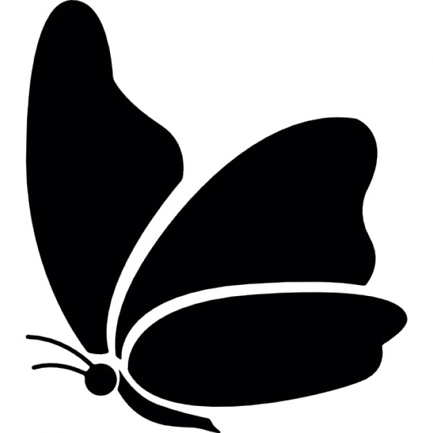 Black butterfly Icons | Free Download