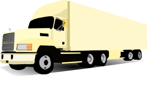 18 Wheeler Truck clip art Free Vector / 4Vector