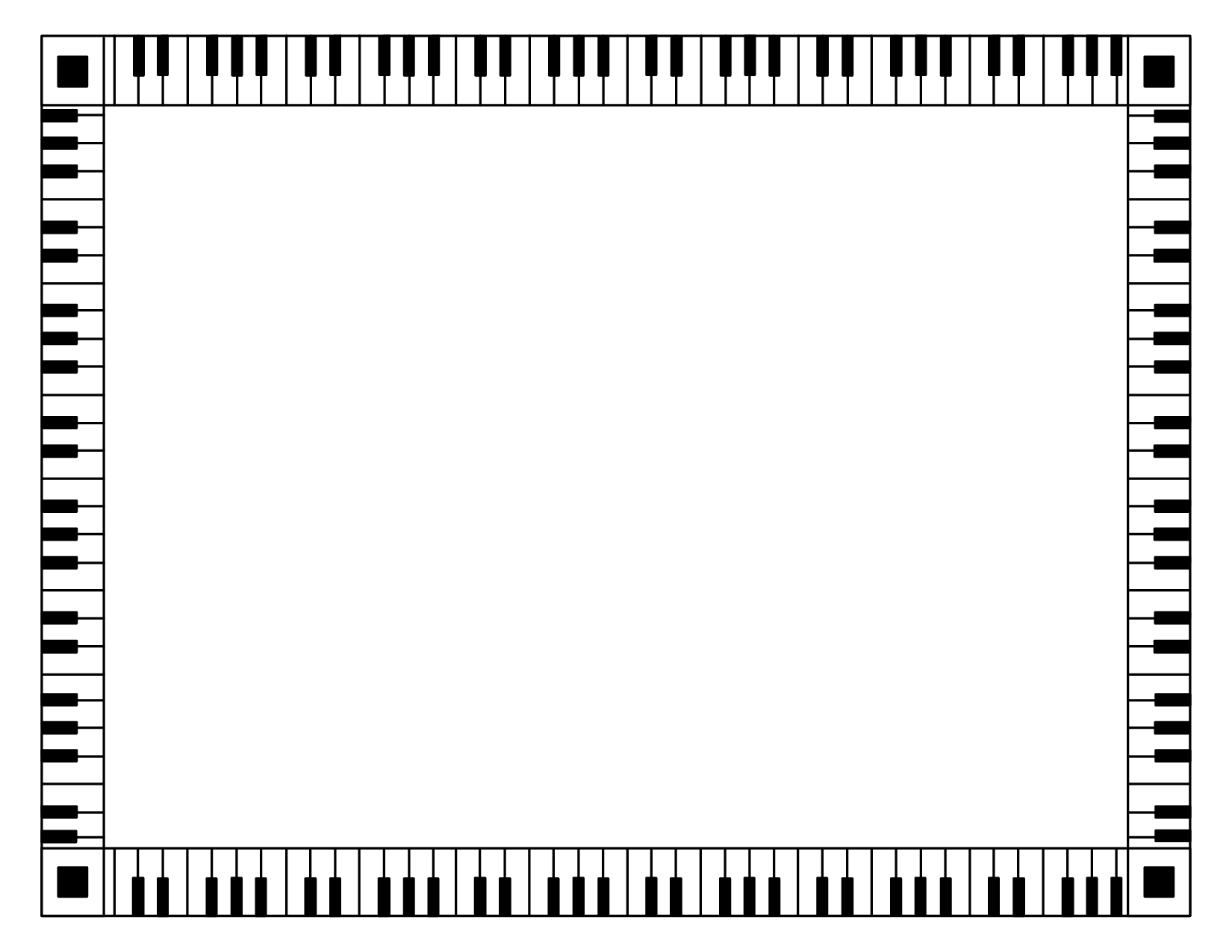 Free clipart music borders frames